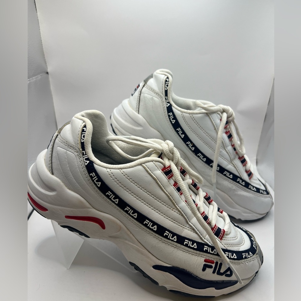 Fila chunky Athletic Shoes with Red and Navy Details